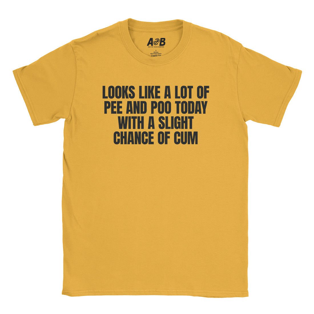 A-or-B-Tees T-Shirt Gold / S Slight Chance T-Shirt