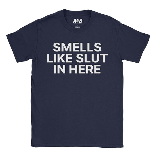 A-or-B-Tees T-Shirt Navy / S Slut T-Shirt