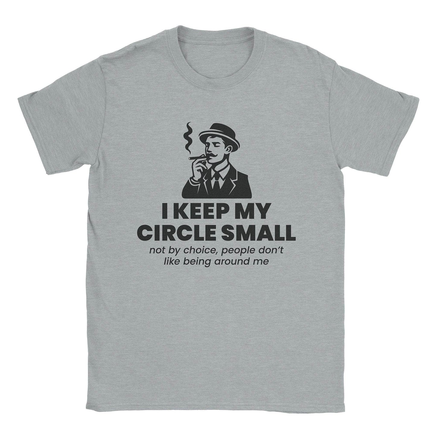 A-or-B-Tees T-Shirt Sport Grey / S Small Circle T-Shirt