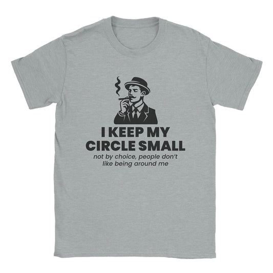 A-or-B-Tees T-Shirt Sport Grey / S Small Circle T-Shirt