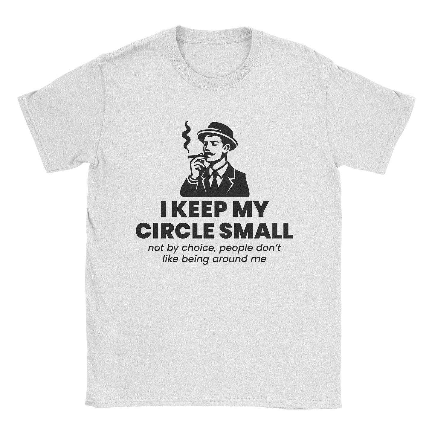 A-or-B-Tees T-Shirt White / S Small Circle T-Shirt