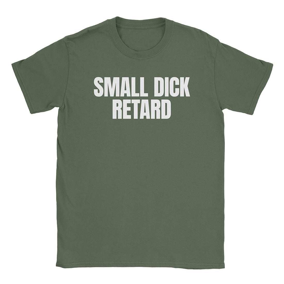 A-or-B-Tees T-Shirt Military Green / S Small Dick T-Shirt
