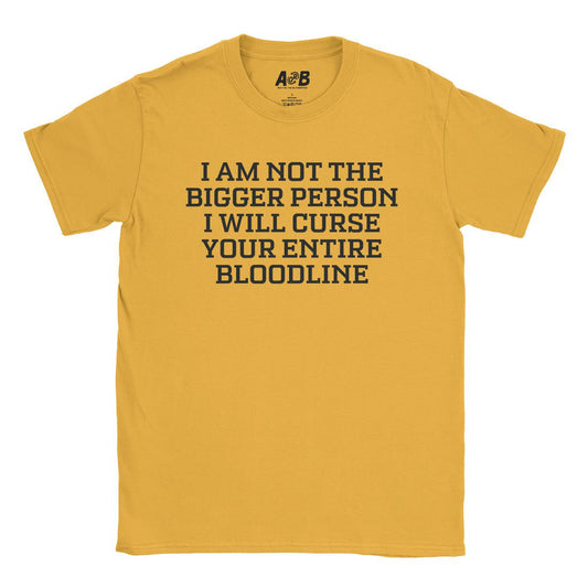 A-or-B-Tees T-Shirt Gold / S Smaller Person T-Shirt