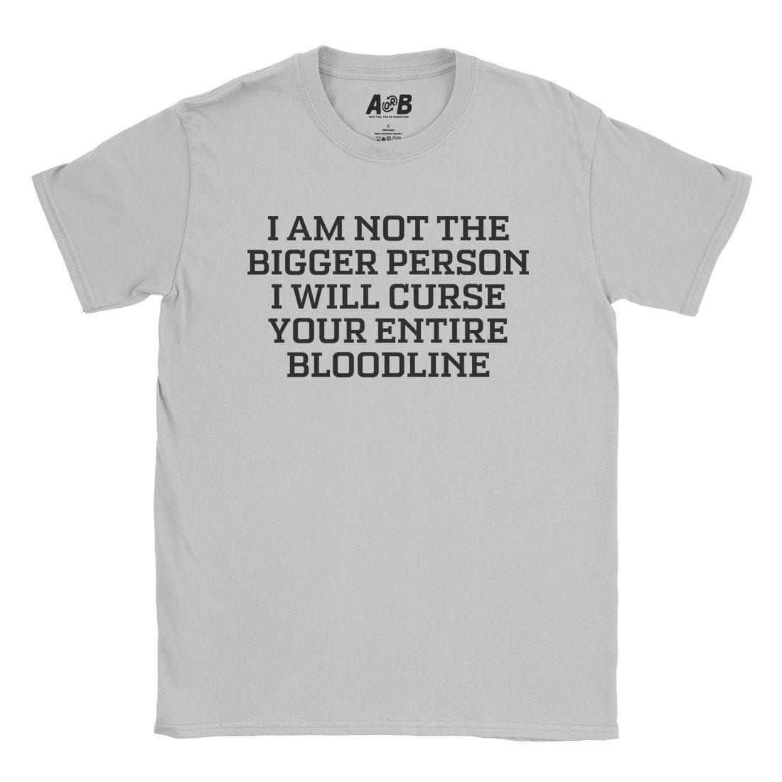 A-or-B-Tees T-Shirt Ice Grey / S Smaller Person T-Shirt