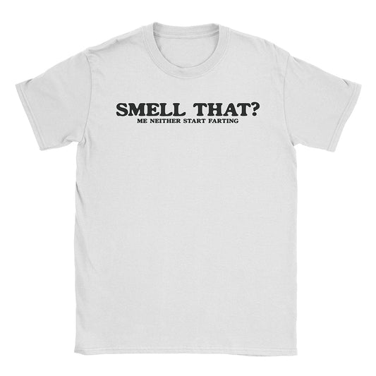 A-or-B-Tees T-Shirt White / S Smell That T-Shirt