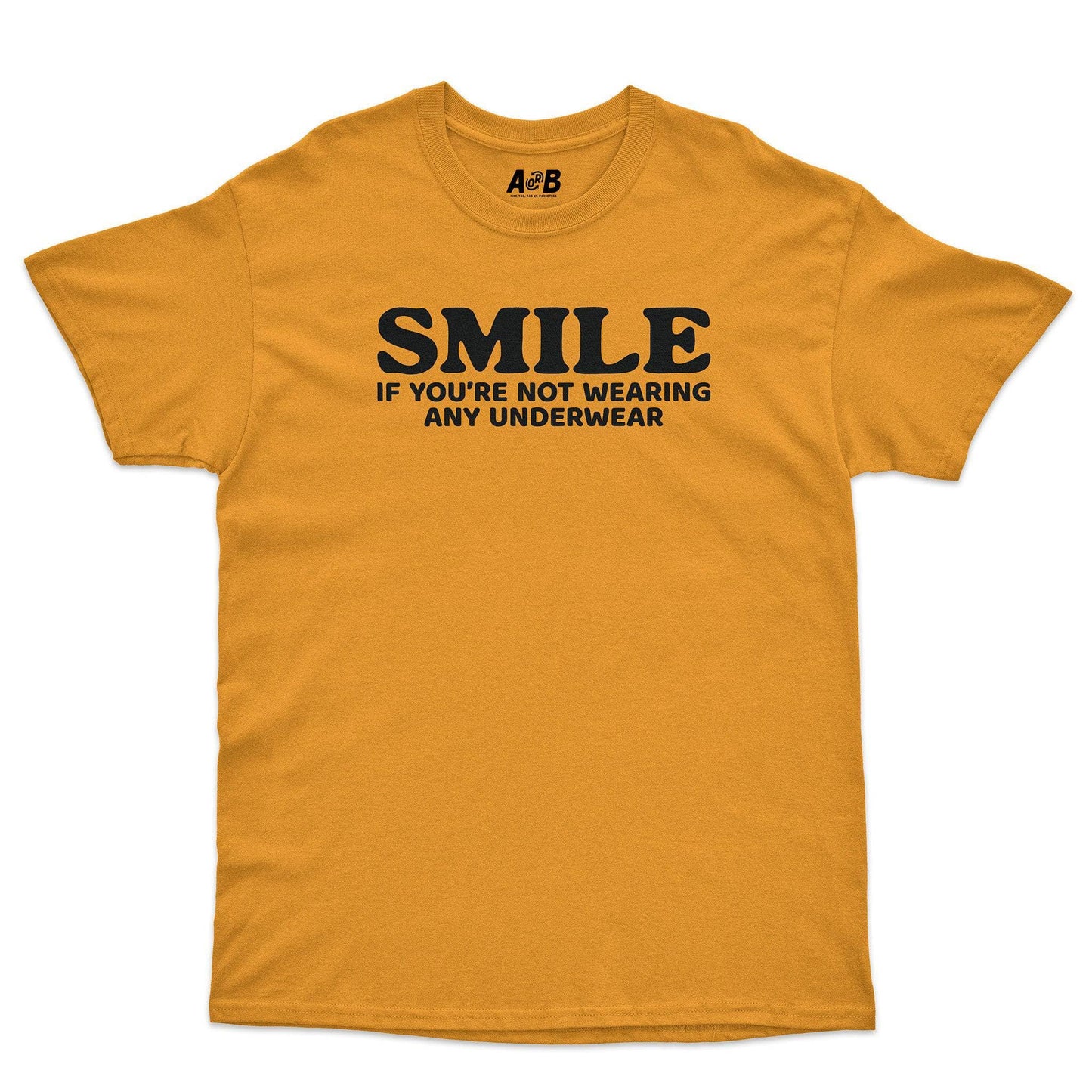 A-or-B-Tees T-Shirt Gold / S Smile T-Shirt