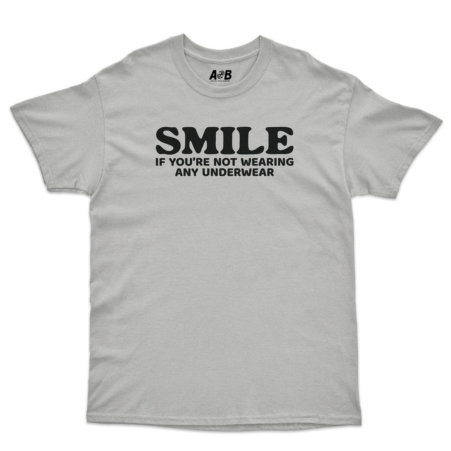 A-or-B-Tees T-Shirt Ice Grey / S Smile T-Shirt