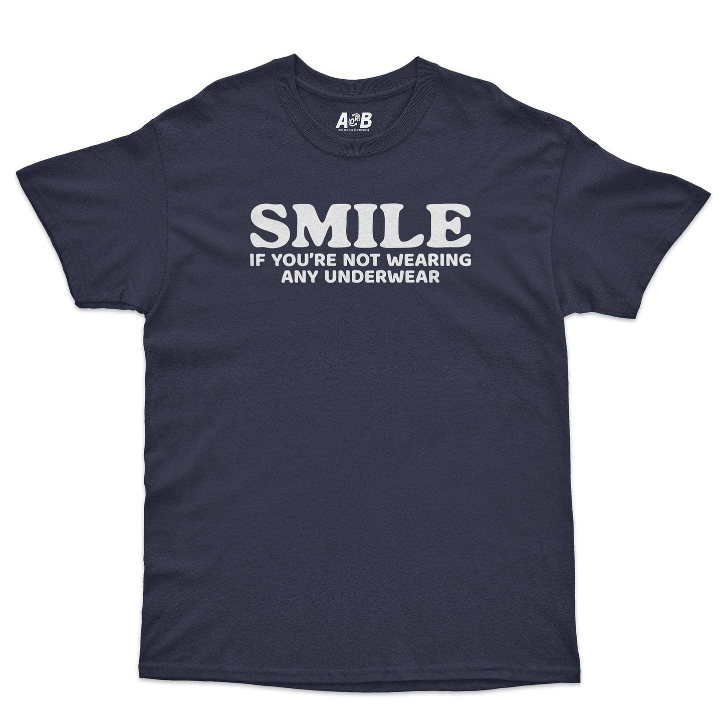 A-or-B-Tees T-Shirt Navy / S Smile T-Shirt