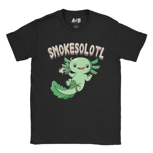 A-or-B-Tees T-Shirt Black / S Smokesolotl T-Shirt