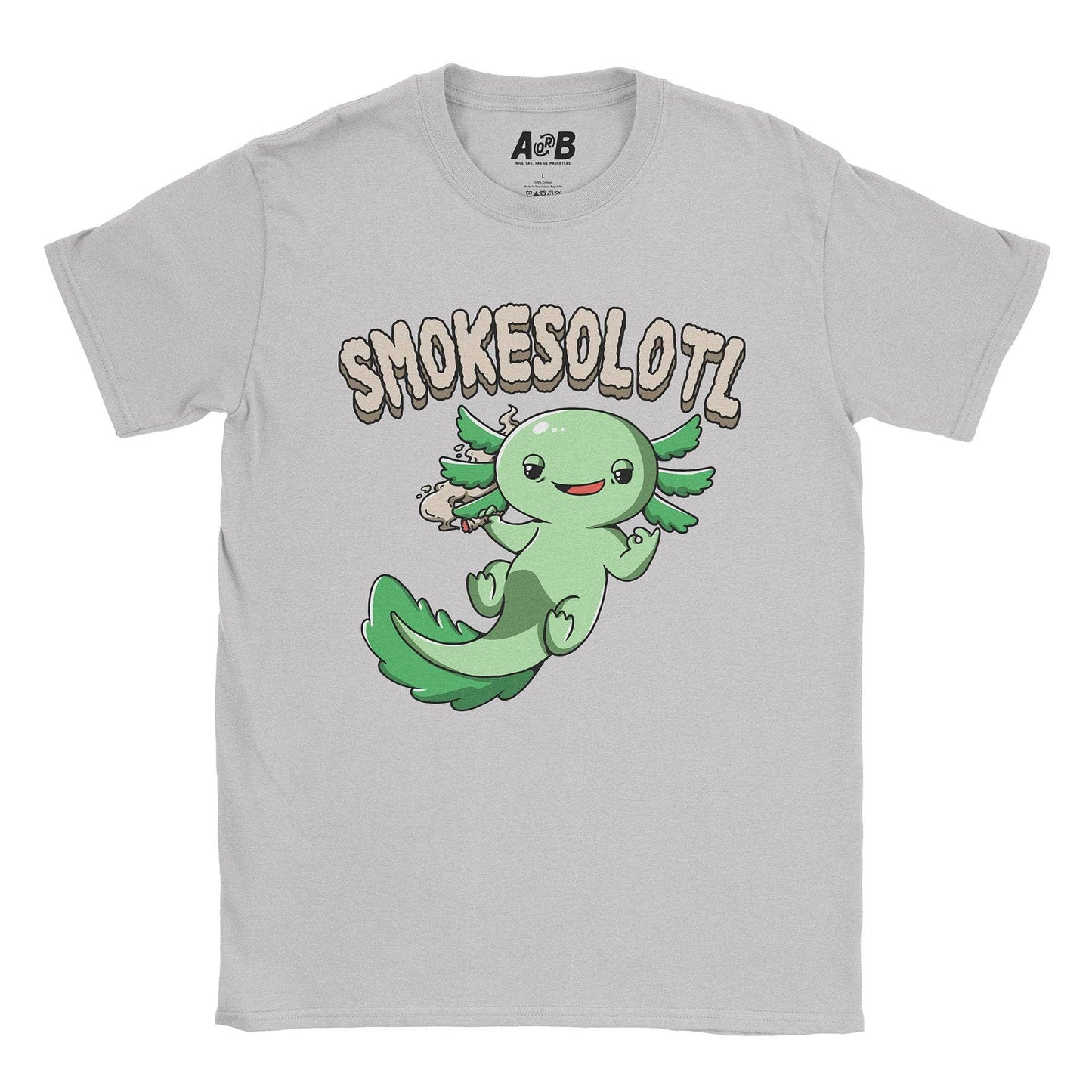 A-or-B-Tees T-Shirt Ice Grey / S Smokesolotl T-Shirt