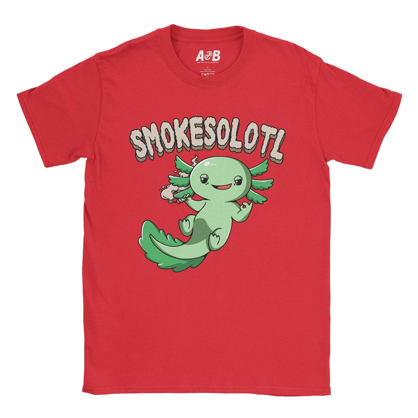 A-or-B-Tees T-Shirt Red / S Smokesolotl T-Shirt