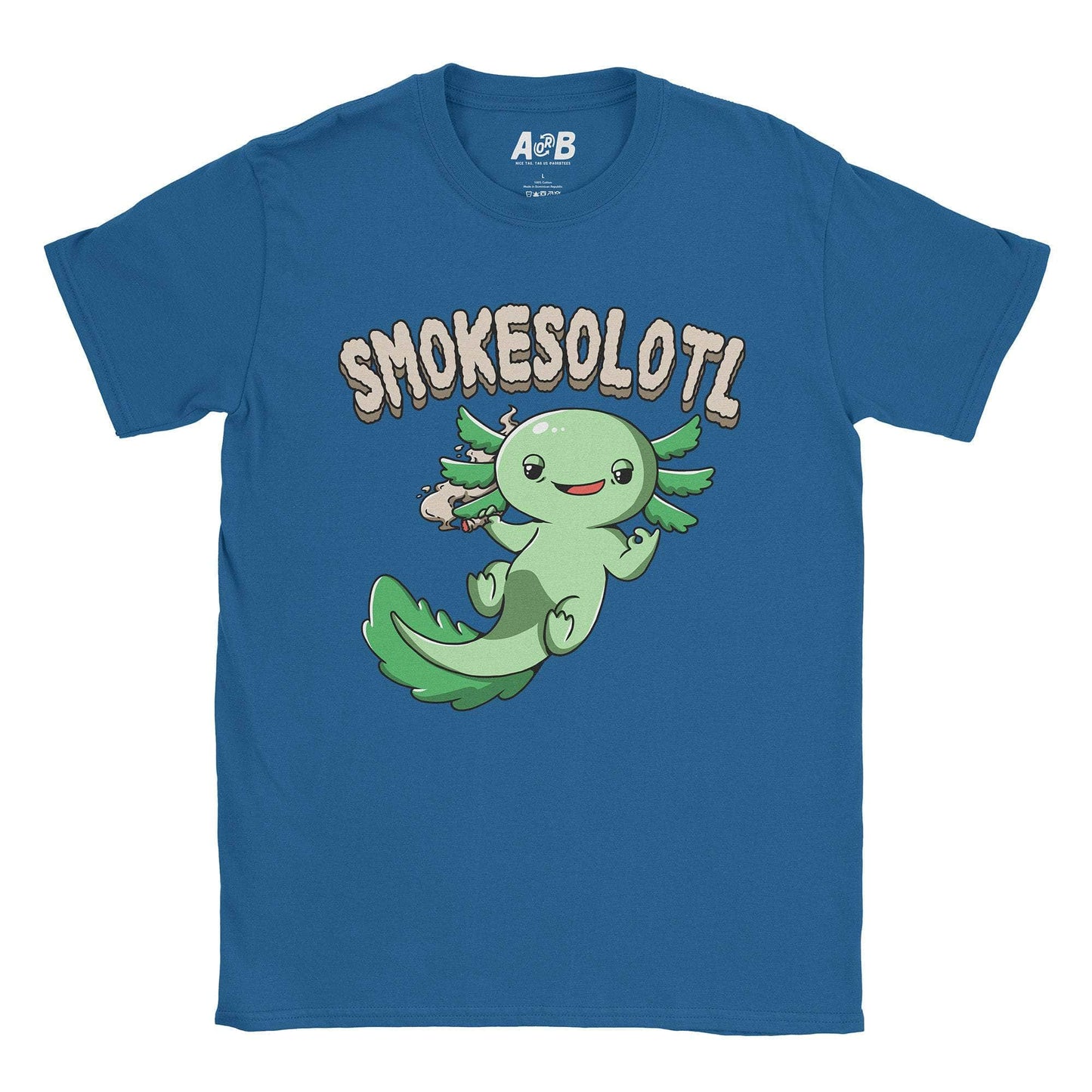 A-or-B-Tees T-Shirt Royal / S Smokesolotl T-Shirt