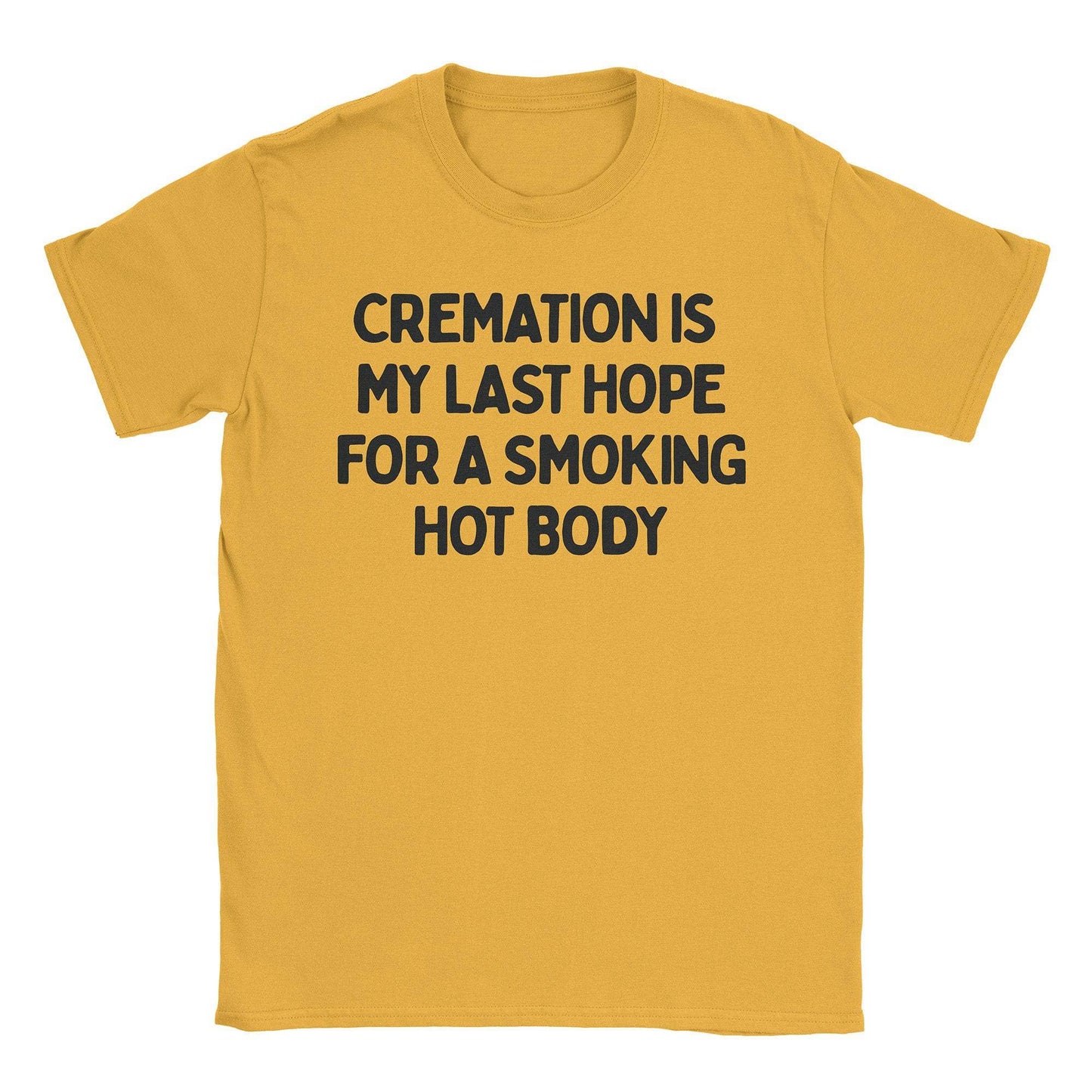 A-or-B-Tees T-Shirt Gold / S Smoking Hot T-Shirt