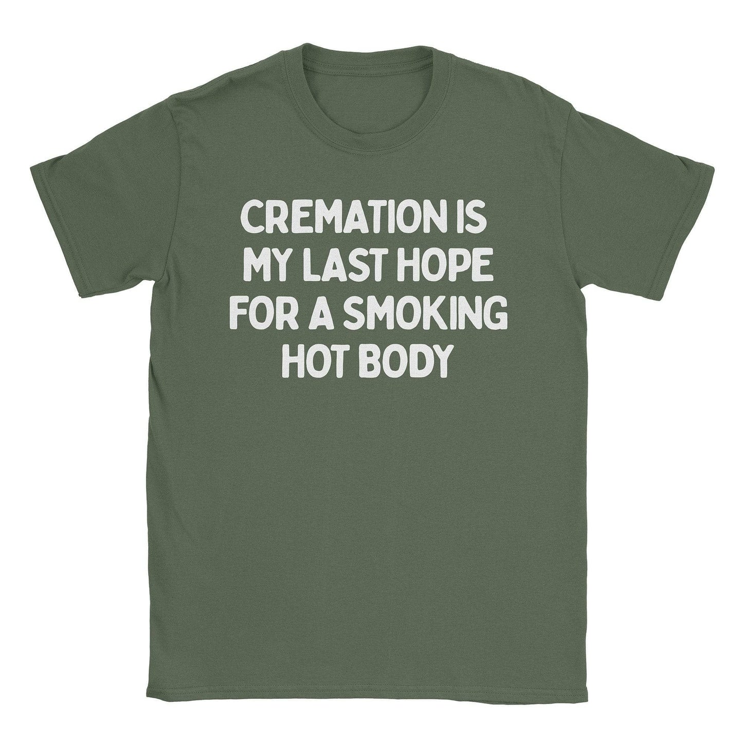 A-or-B-Tees T-Shirt Military Green / S Smoking Hot T-Shirt