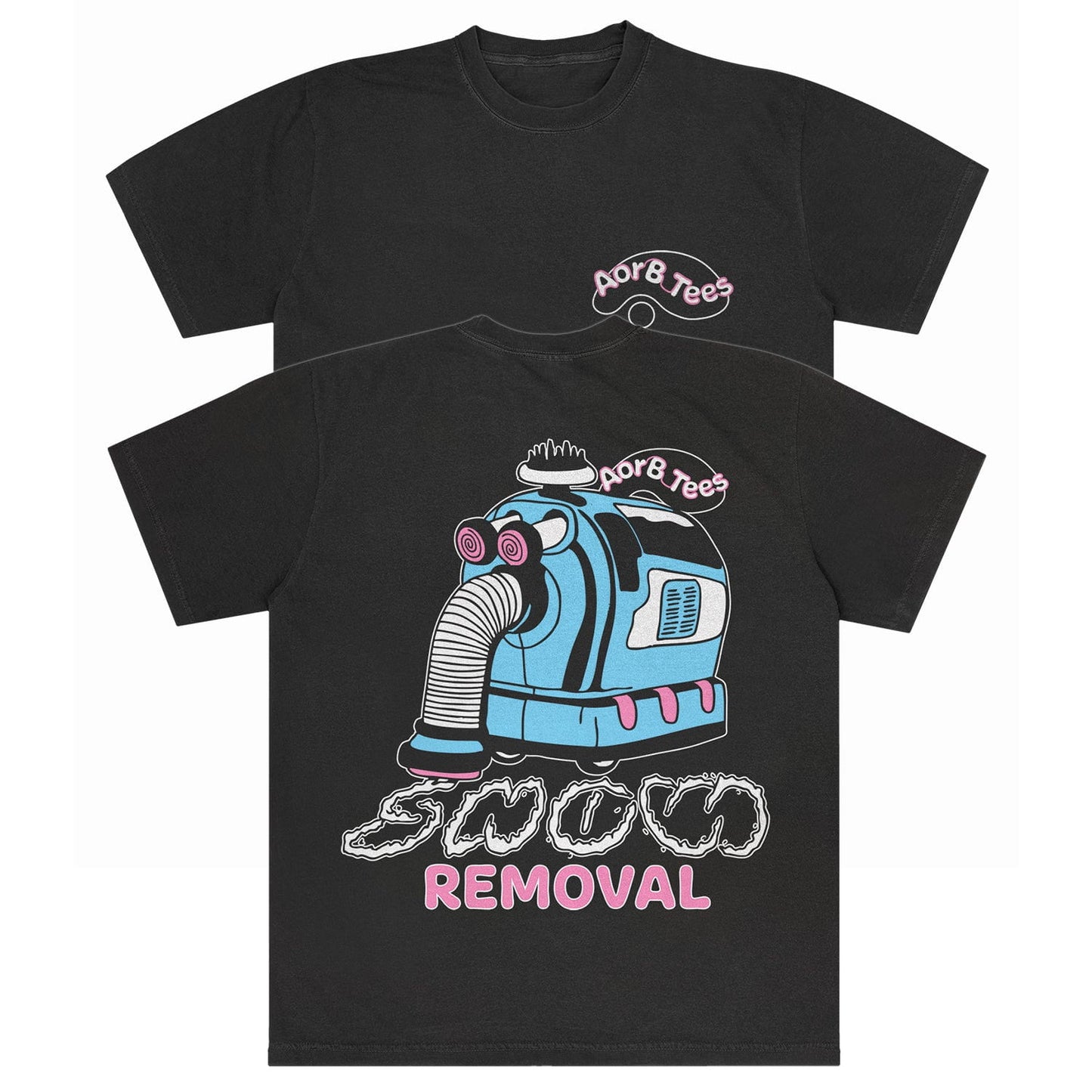 A-or-B-Tees T-Shirt Black / S Snow Removal T-shirt