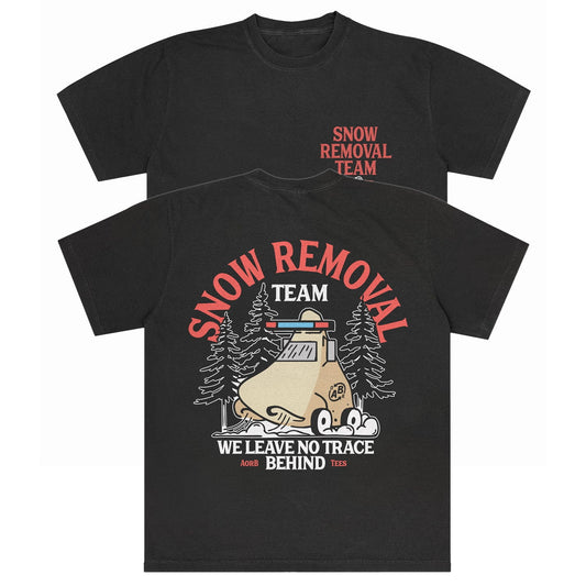 A-or-B-Tees T-Shirt Black / S Snow T-shirt