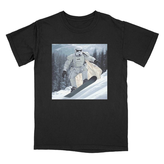 A-or-B-Tees T-Shirt S / Black Snowboarder T-Shirt