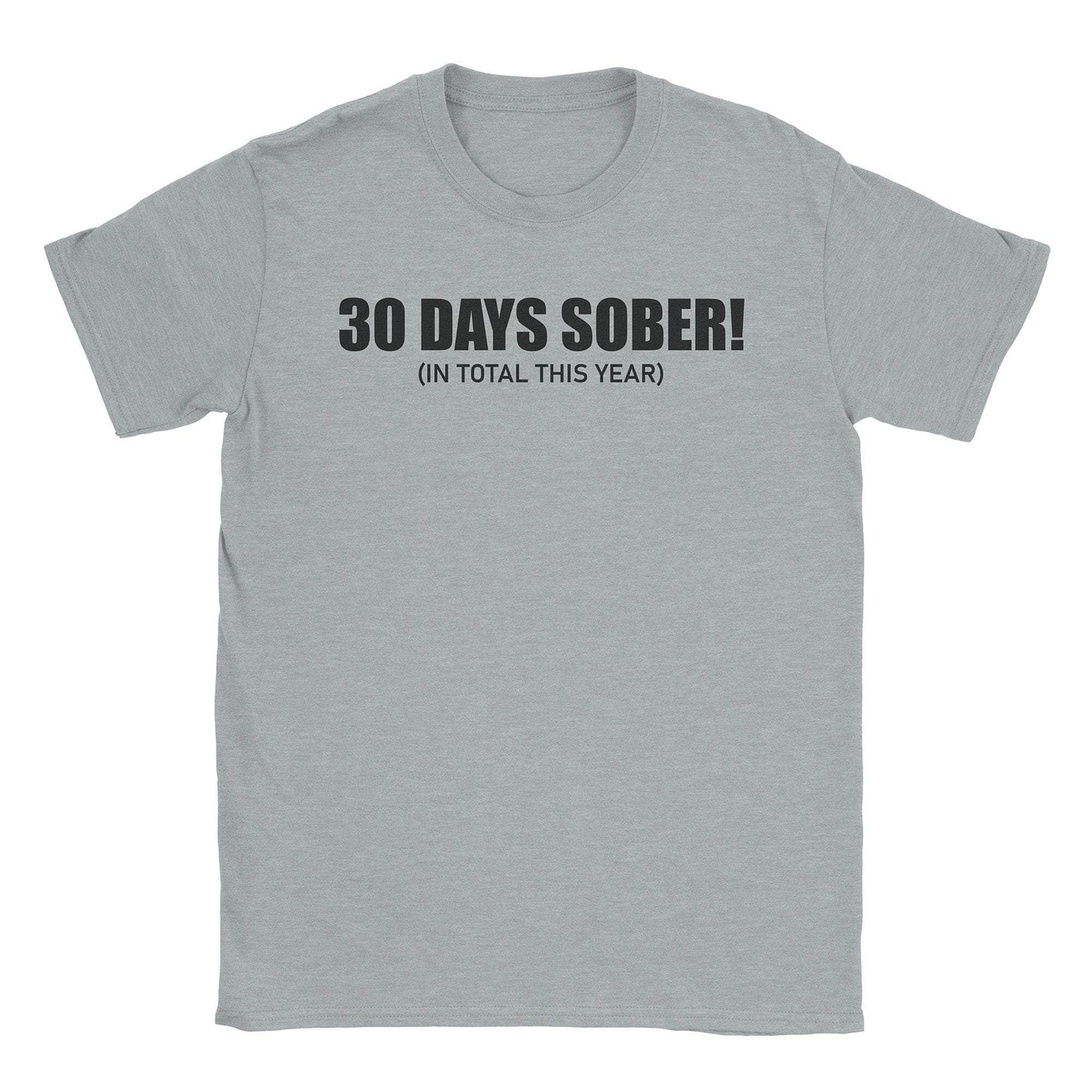 A-or-B-Tees T-Shirt Sport Grey / S Sober T-Shirt