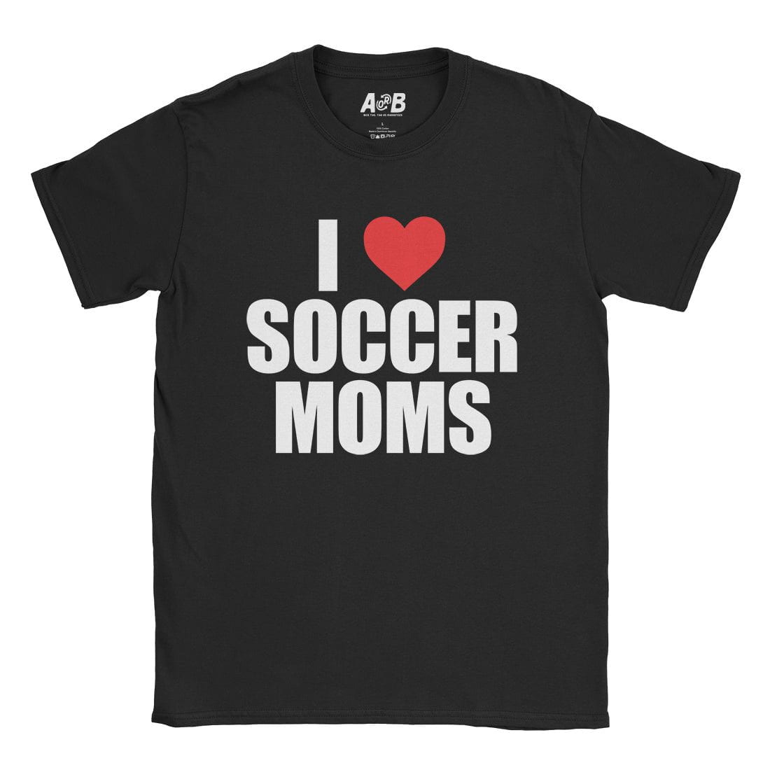 A-or-B-Tees T-Shirt Black / S Soccer Moms T-Shirt