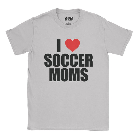 A-or-B-Tees T-Shirt Ice Grey / S Soccer Moms T-Shirt