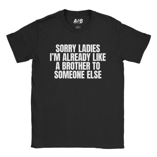 A-or-B-Tees T-Shirt Black / S Sorry Ladies T-Shirt