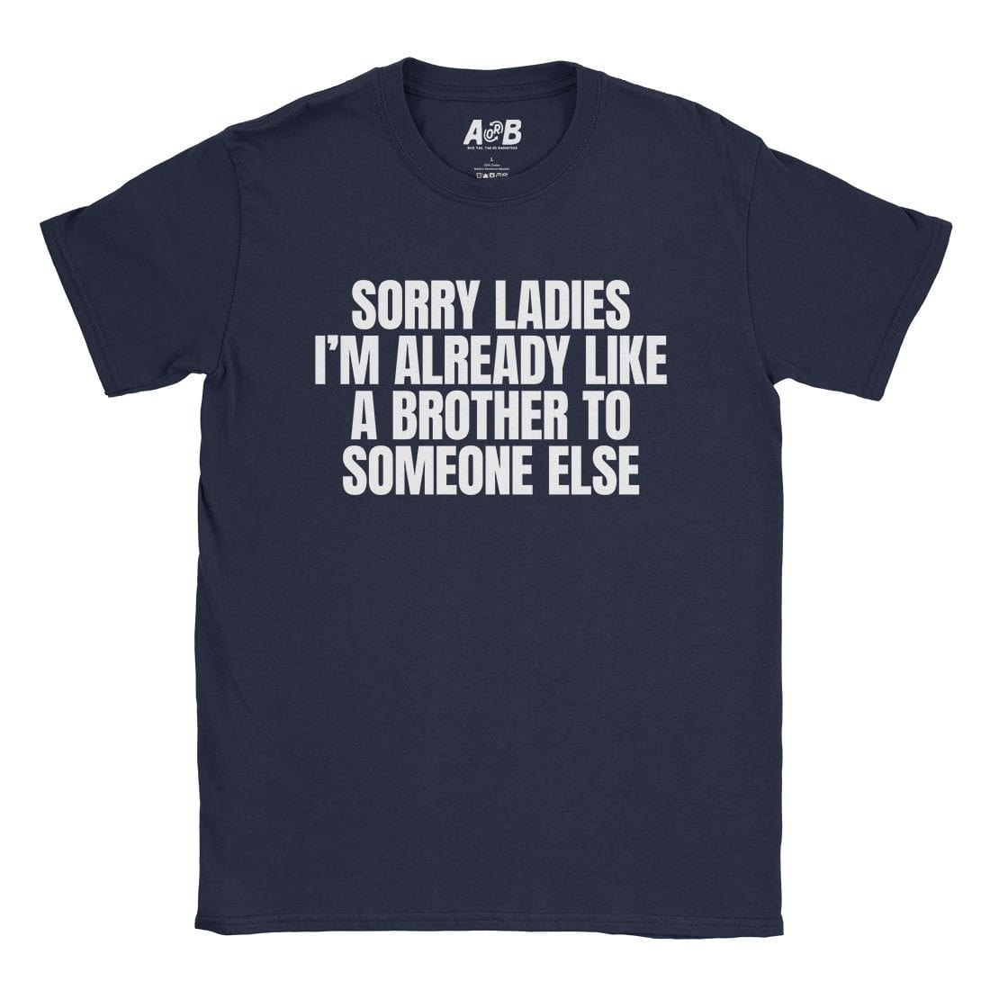A-or-B-Tees T-Shirt Navy / S Sorry Ladies T-Shirt