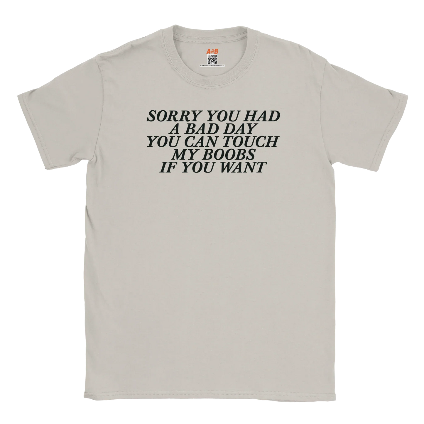 A-or-B-Tees T-Shirt Ice Grey / S Sorry You Had a Bad Day You Can Touch... – Funny Sarcastic Tee