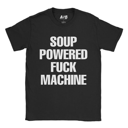 A-or-B-Tees T-Shirt Black / S Soup Powered T-Shirt