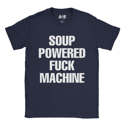 A-or-B-Tees T-Shirt Navy / S Soup Powered T-Shirt
