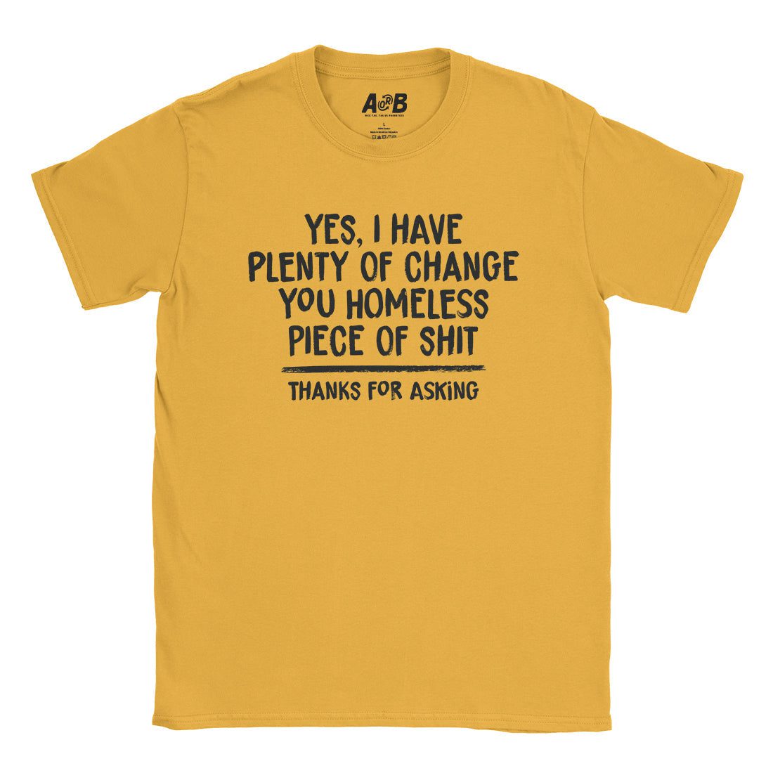 A-or-B-Tees T-Shirt Gold / S Spare Change T-Shirt