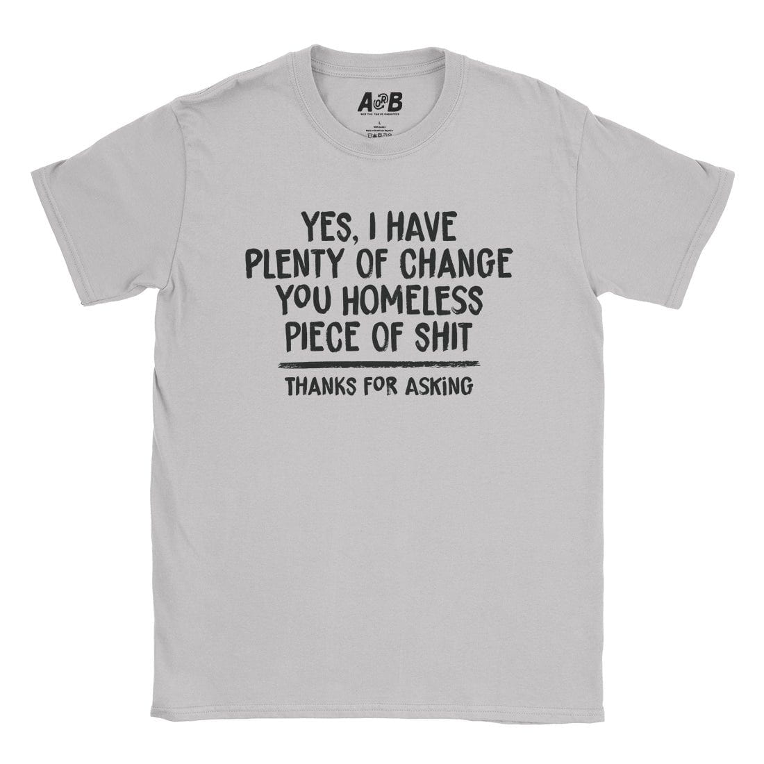A-or-B-Tees T-Shirt Ice Grey / S Spare Change T-Shirt