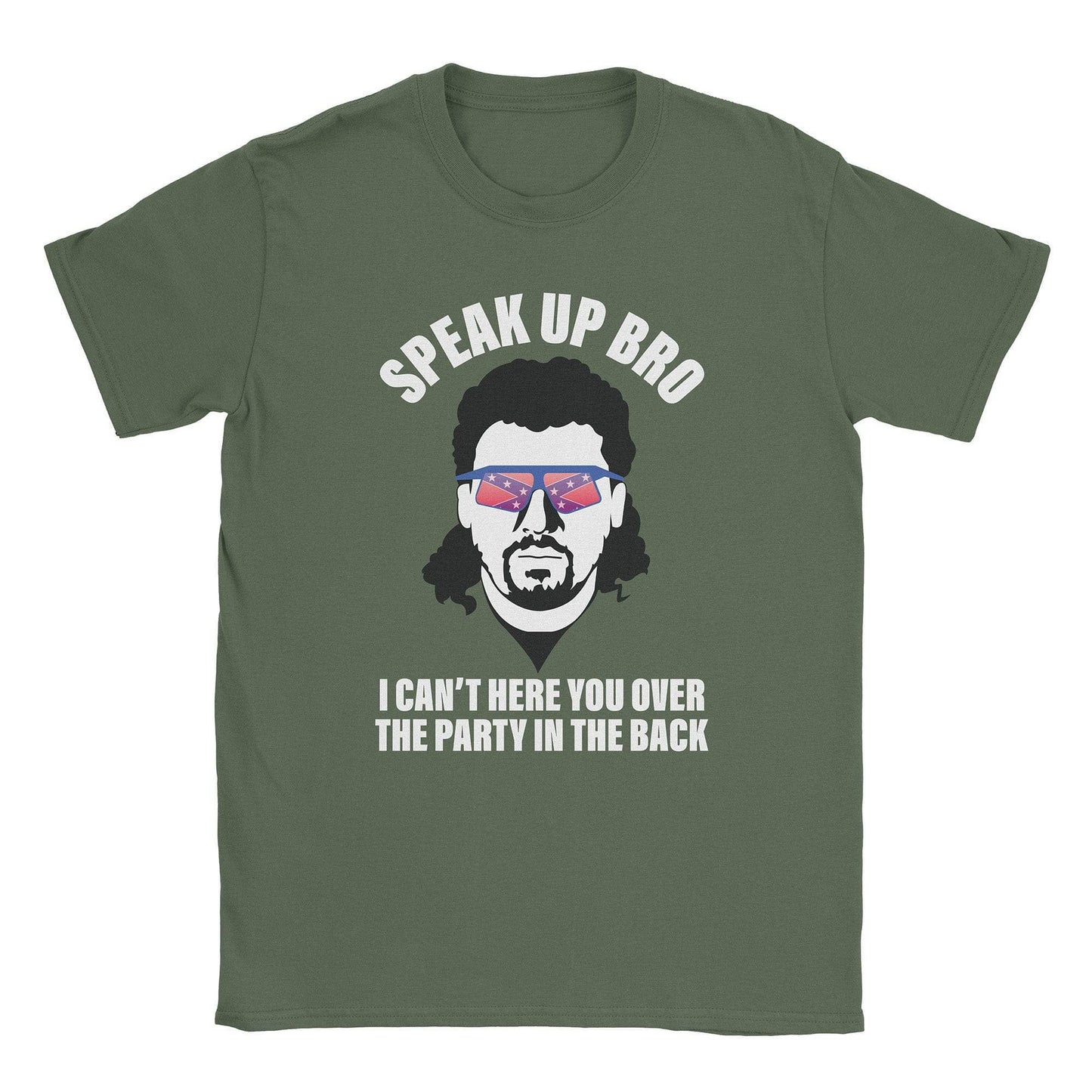 A-or-B-Tees T-Shirt Military Green / S Speak Up T-Shirt