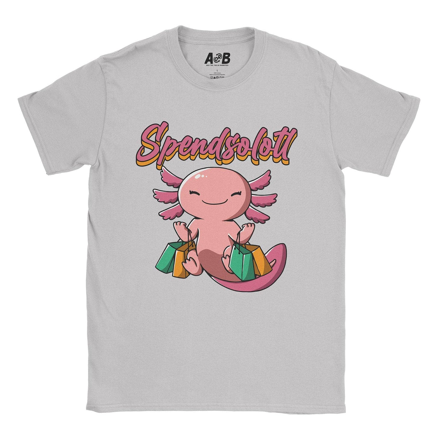 A-or-B-Tees T-Shirt Ice Grey / S Spendsolotl T-Shirt