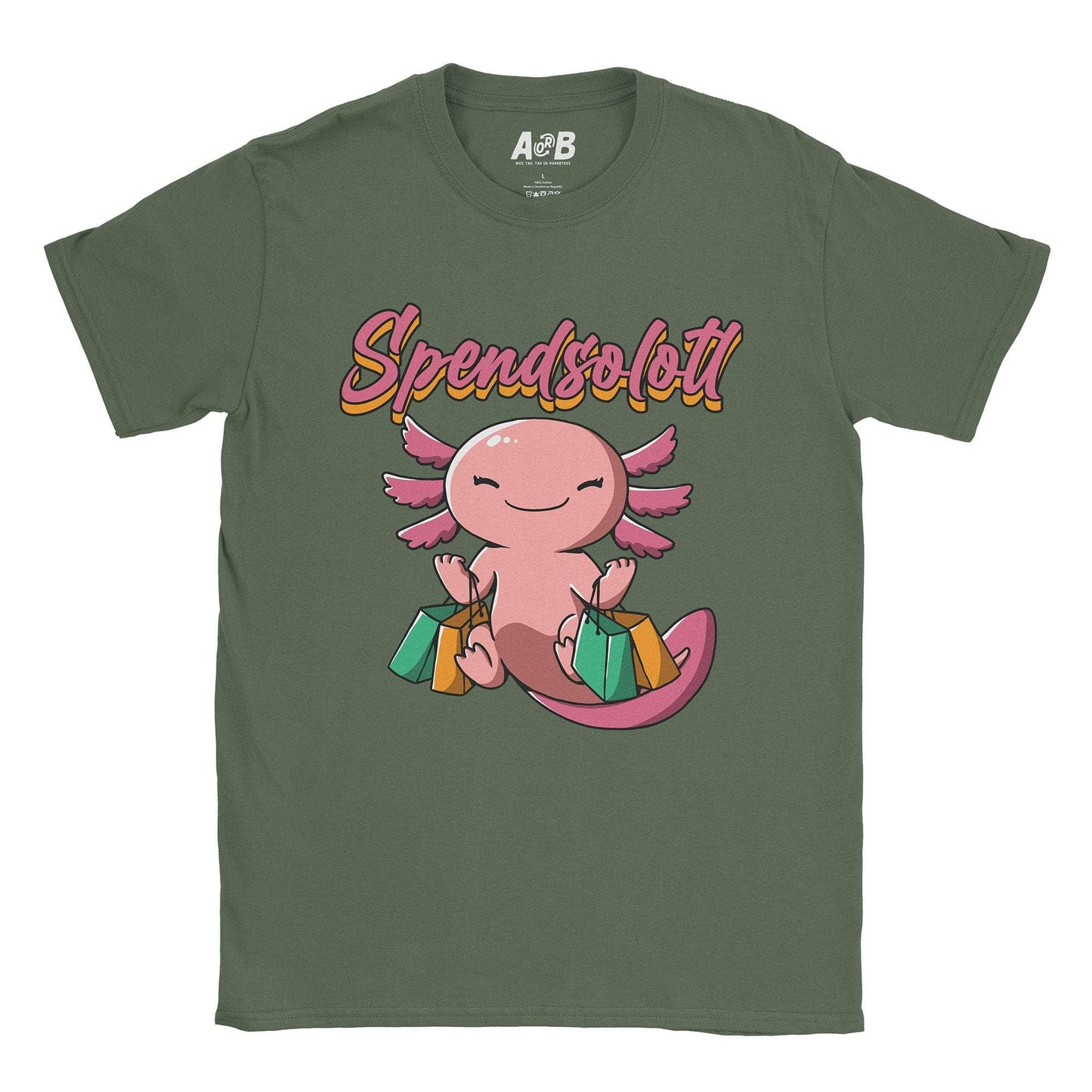 A-or-B-Tees T-Shirt Military Green / S Spendsolotl T-Shirt
