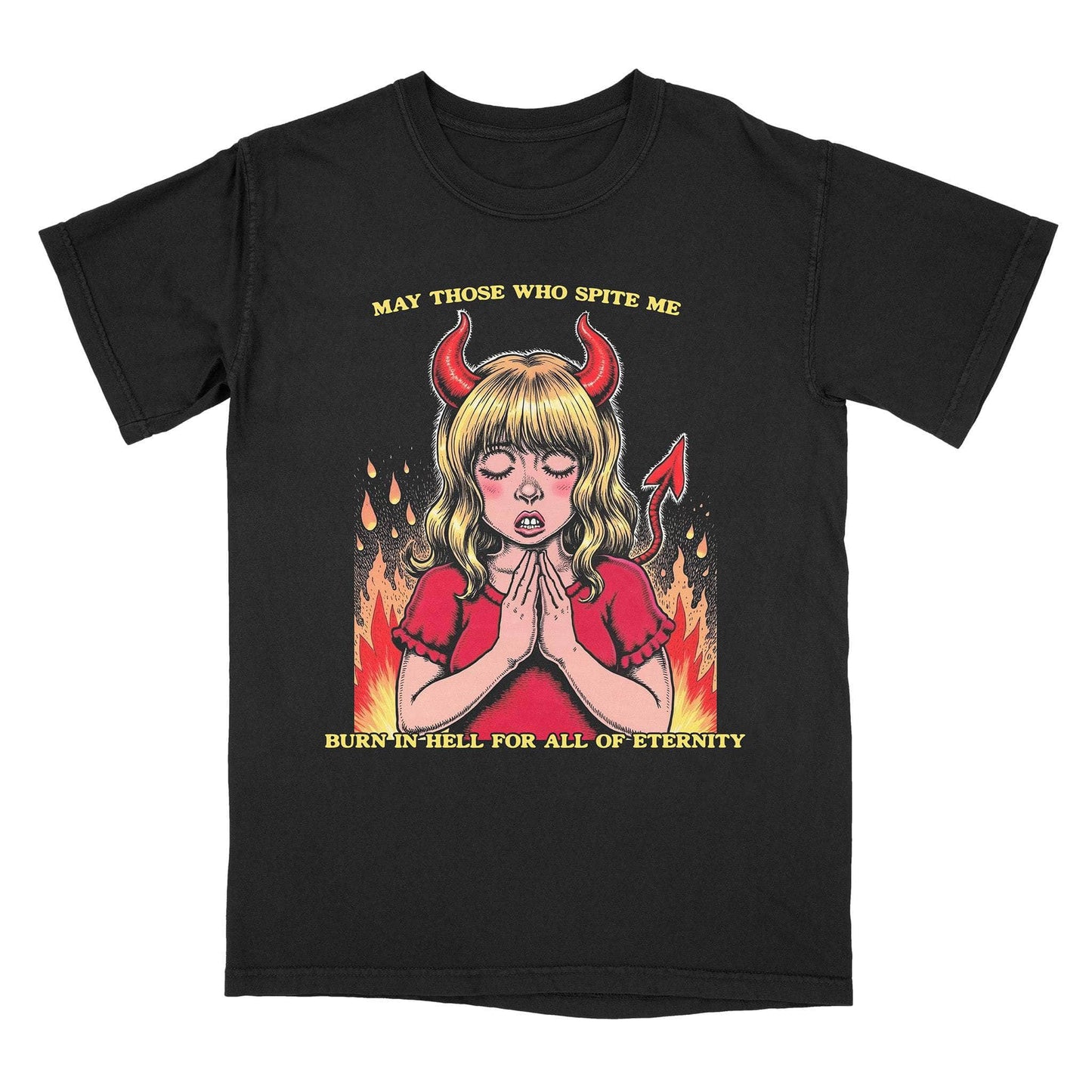 A-or-B-Tees T-Shirt Black / S Spite Me T-Shirt