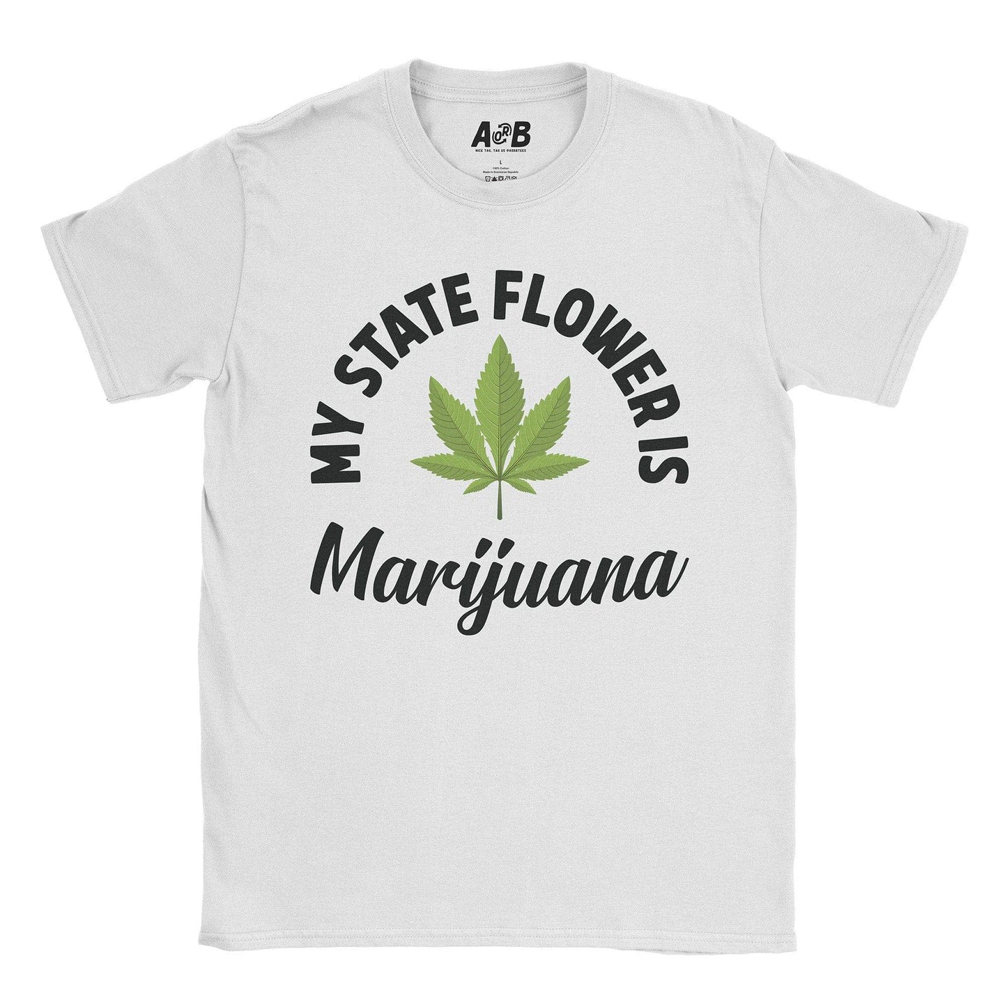 A-or-B-Tees T-Shirt White / S State Flower T-Shirt