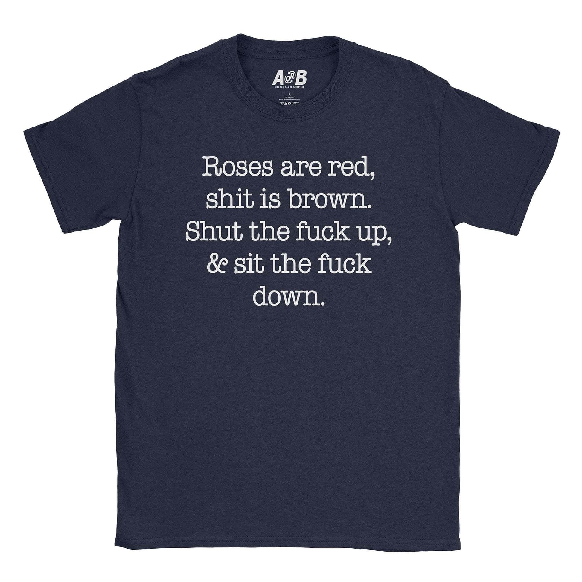 A-or-B-Tees T-Shirt Navy / S STFU T-Shirt