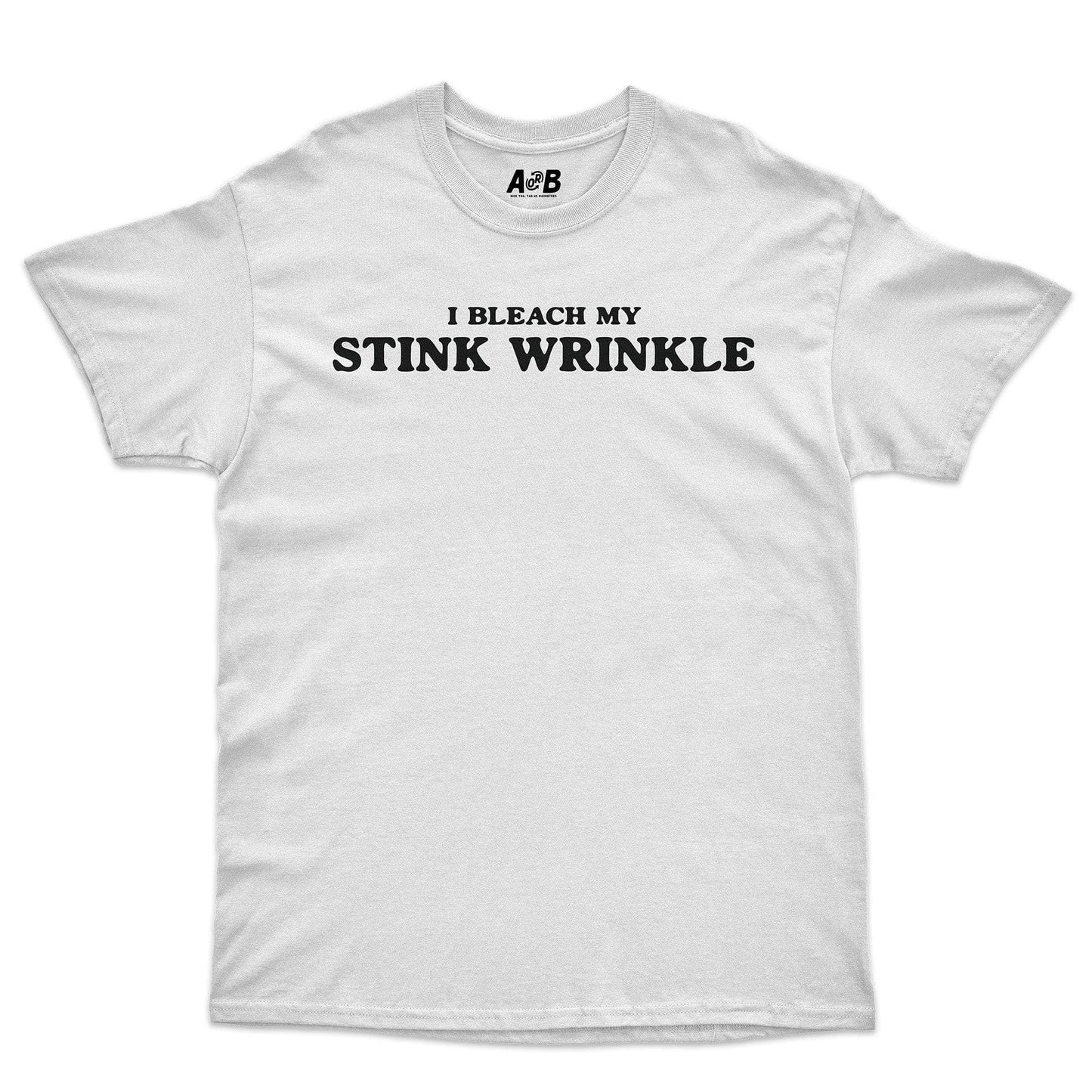 A-or-B-Tees T-Shirt White / S Stink Wrinkle T-Shirt