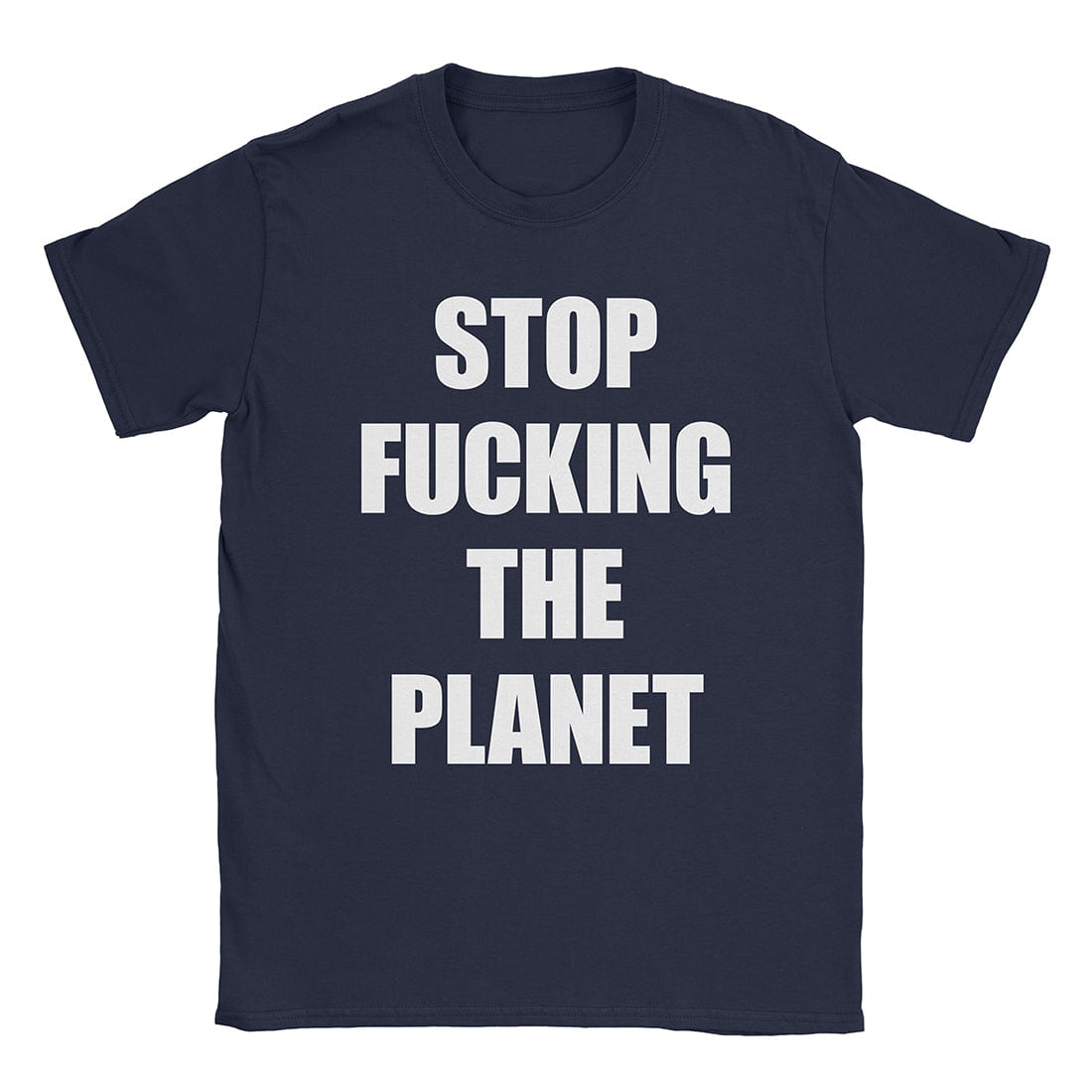 A-or-B-Tees T-Shirt Navy / S Stop FTP T-Shirt
