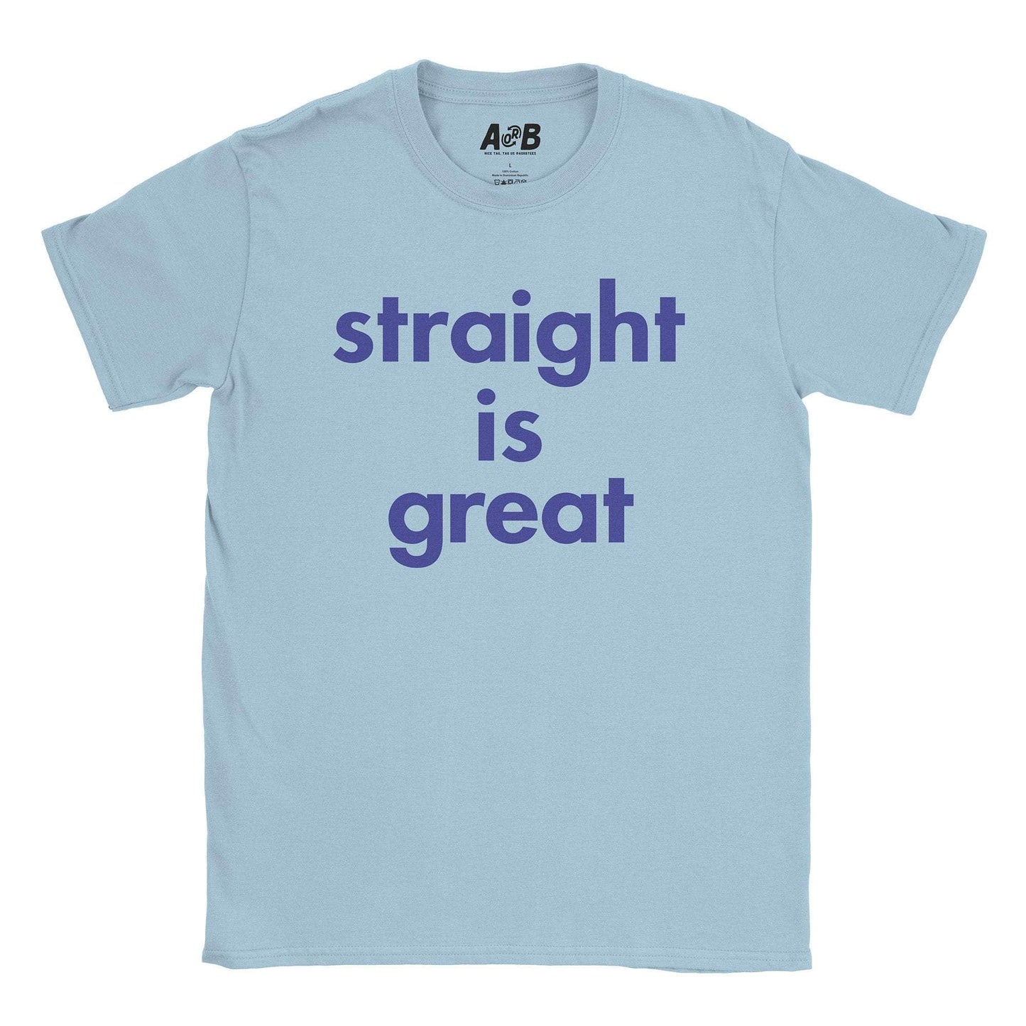 A-or-B-Tees T-Shirt Light Blue / S Straight T-Shirt