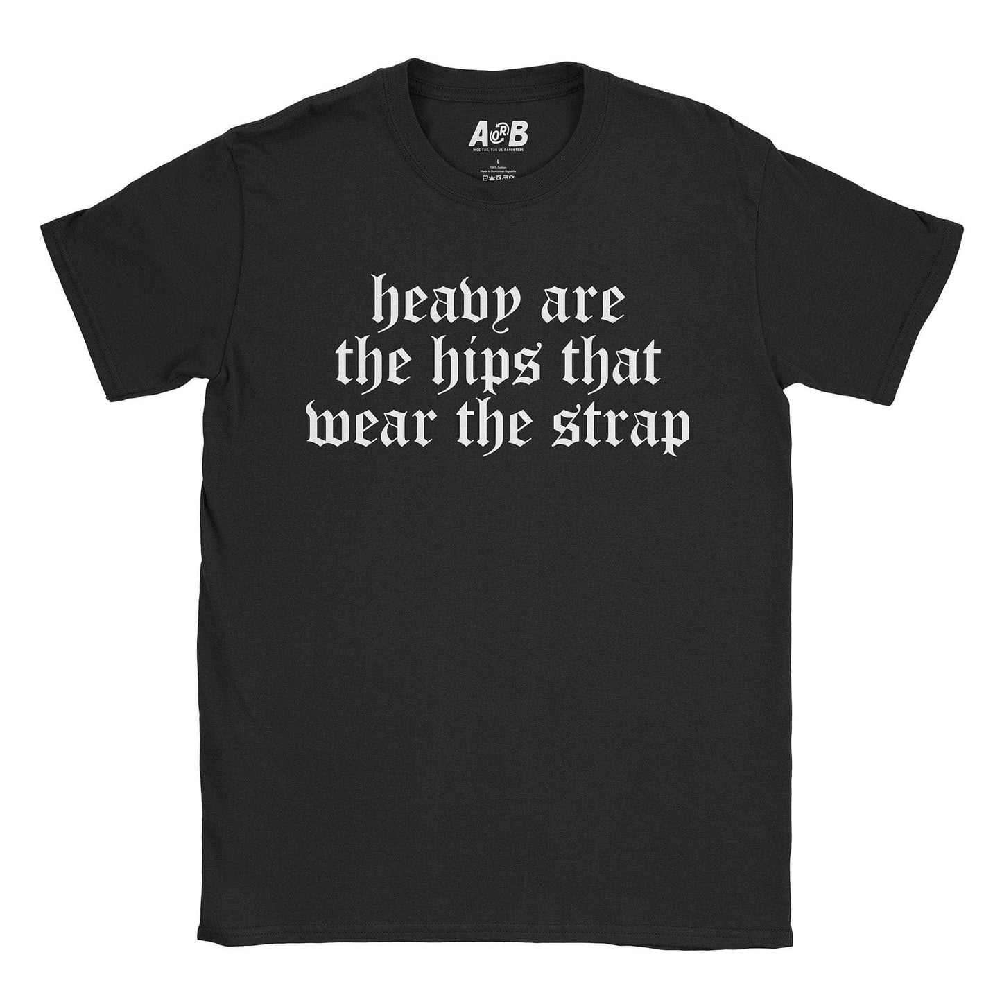 A-or-B-Tees T-Shirt Black / S Strap T-Shirt