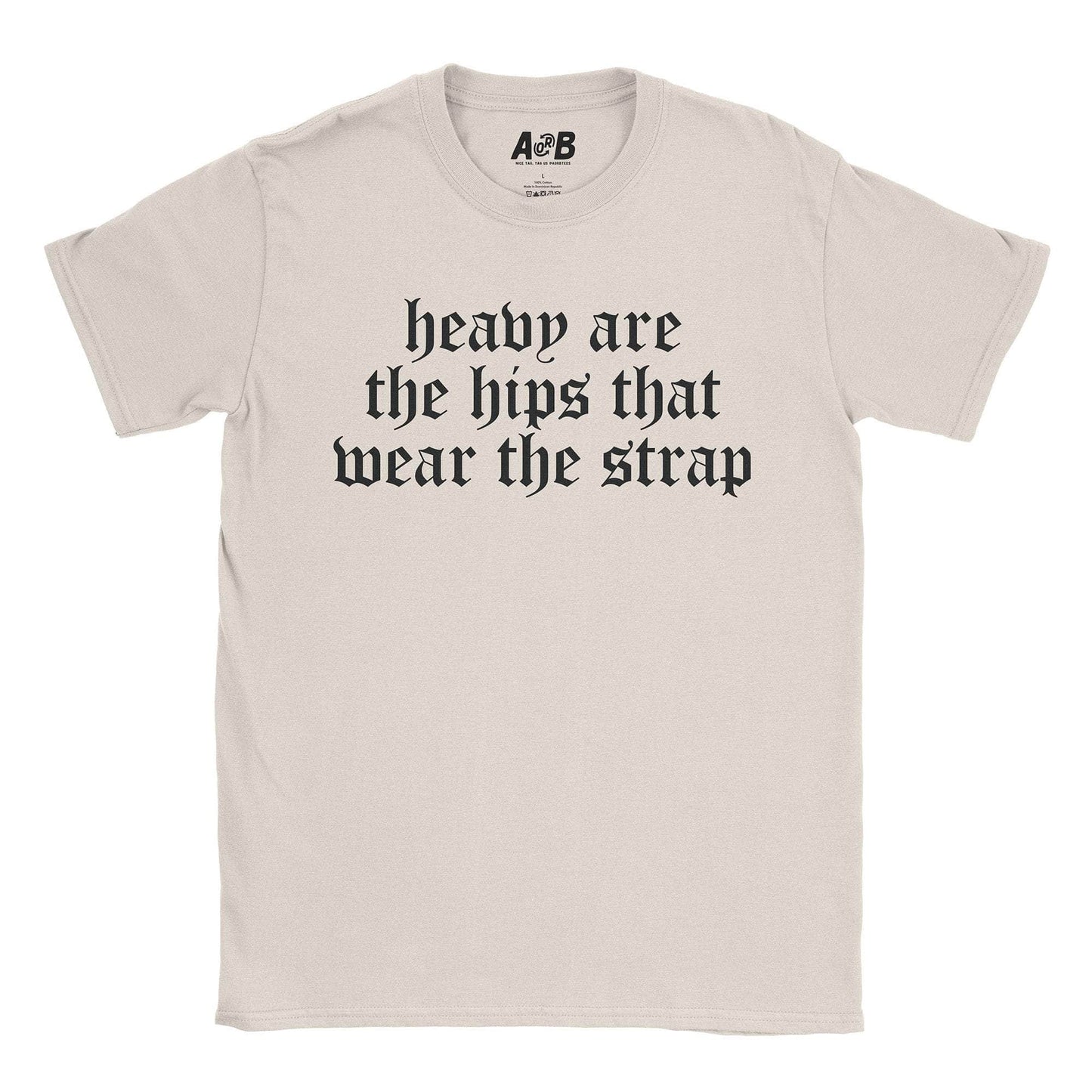 A-or-B-Tees T-Shirt Natural / S Strap T-Shirt