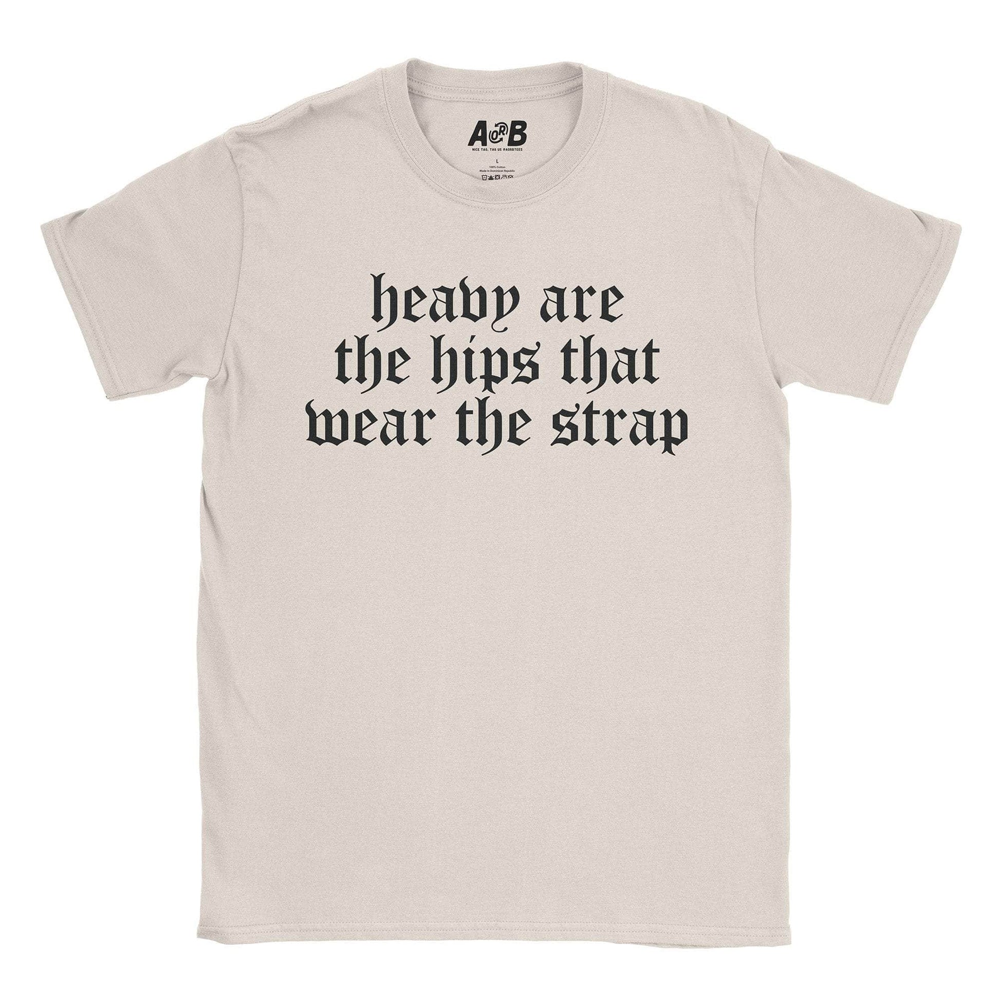 A-or-B-Tees T-Shirt Natural / S Strap T-Shirt
