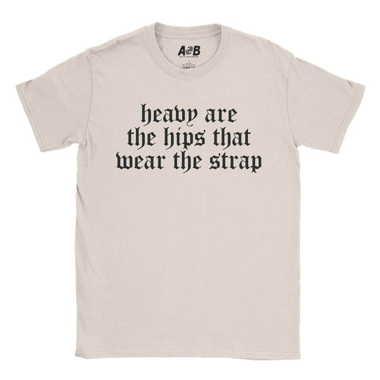 A-or-B-Tees T-Shirt Natural / S Strap T-Shirt