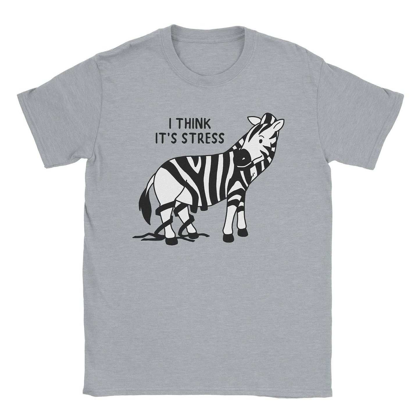 A-or-B-Tees T-Shirt Sport Grey / S Stressed T-Shirt