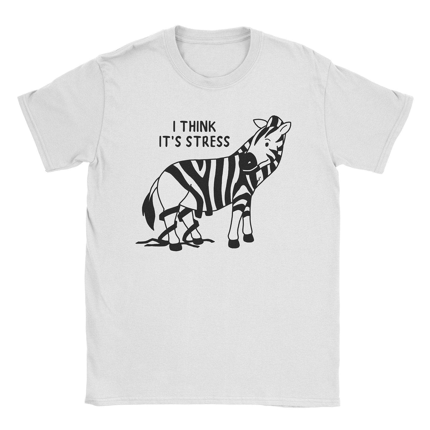 A-or-B-Tees T-Shirt White / S Stressed T-Shirt