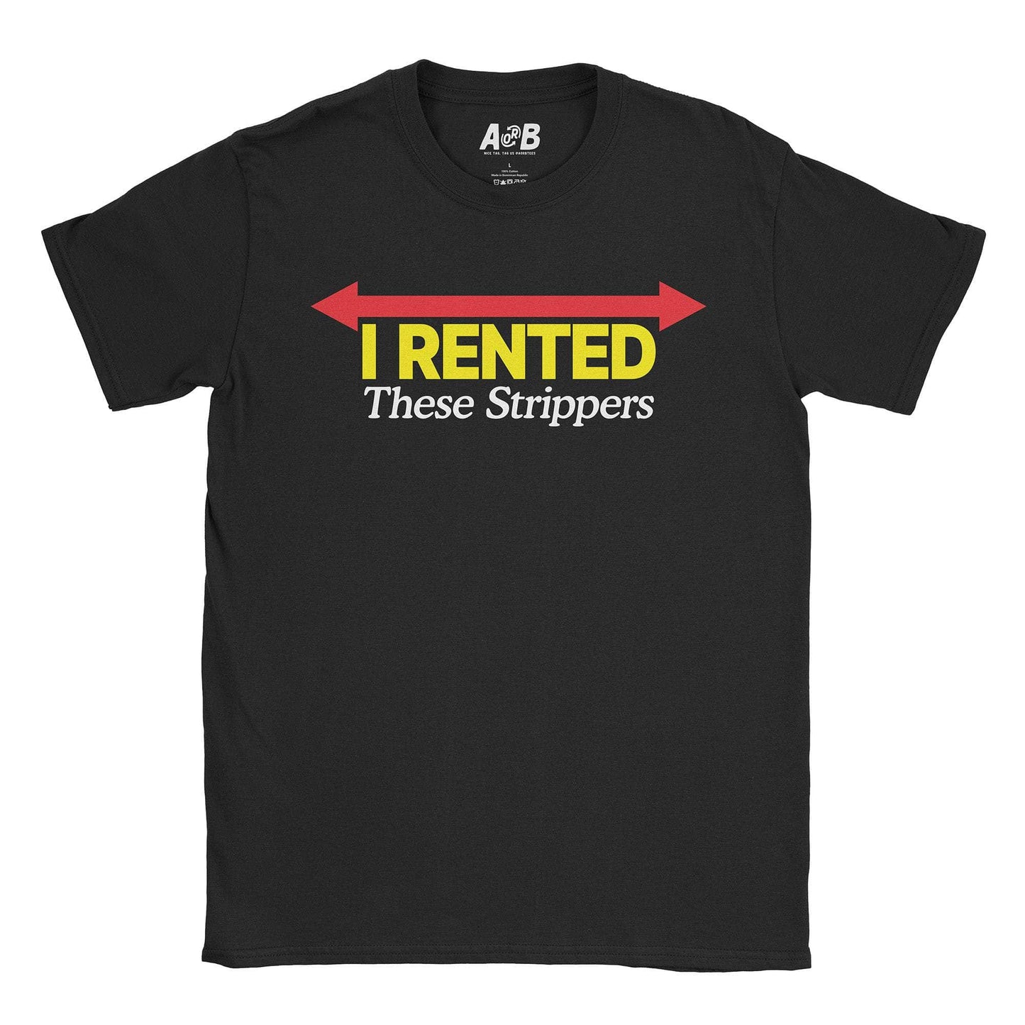 A-or-B-Tees T-Shirt Black / S Strippers T-Shirt