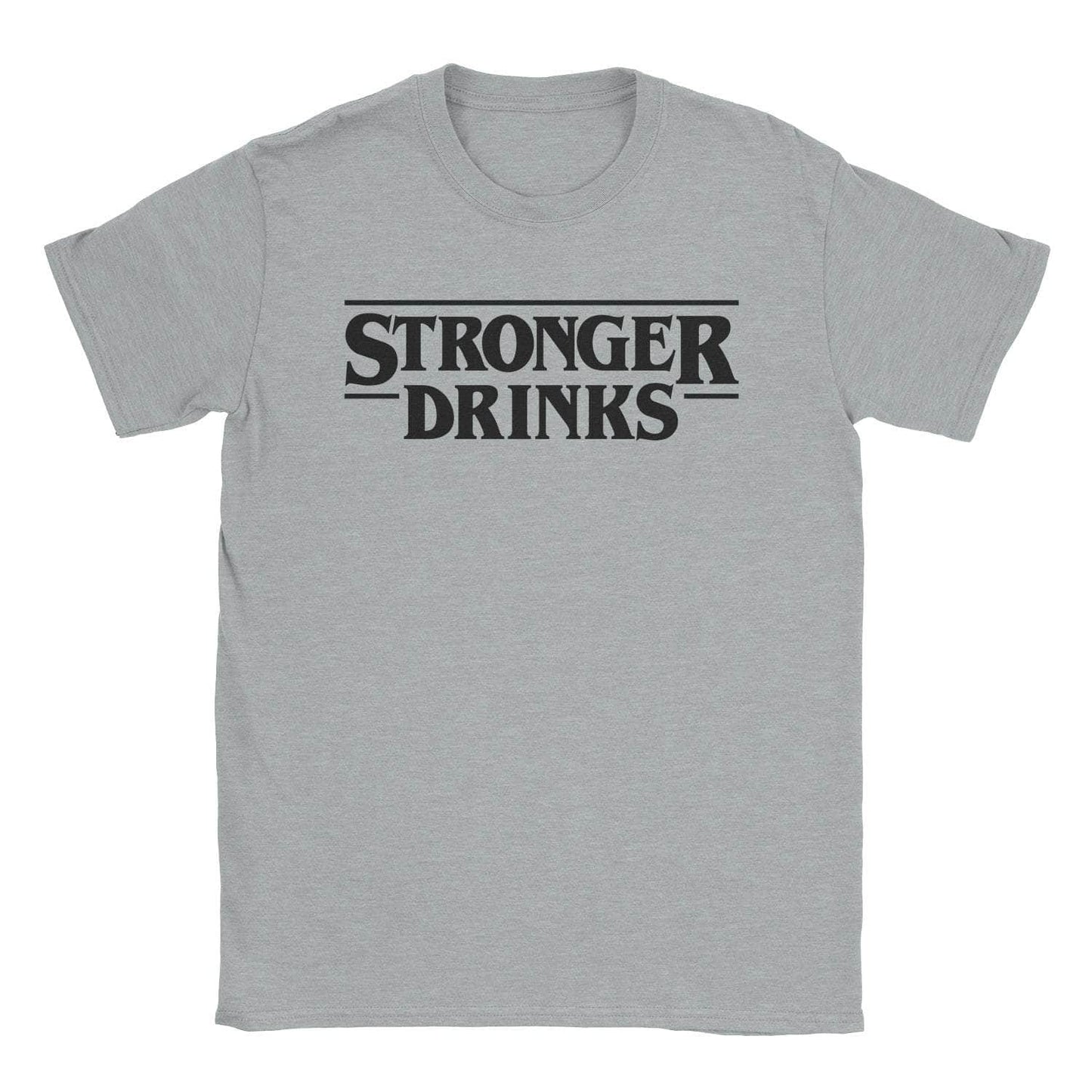 A-or-B-Tees T-Shirt Sport Grey / S Stronger Drinks T-Shirt
