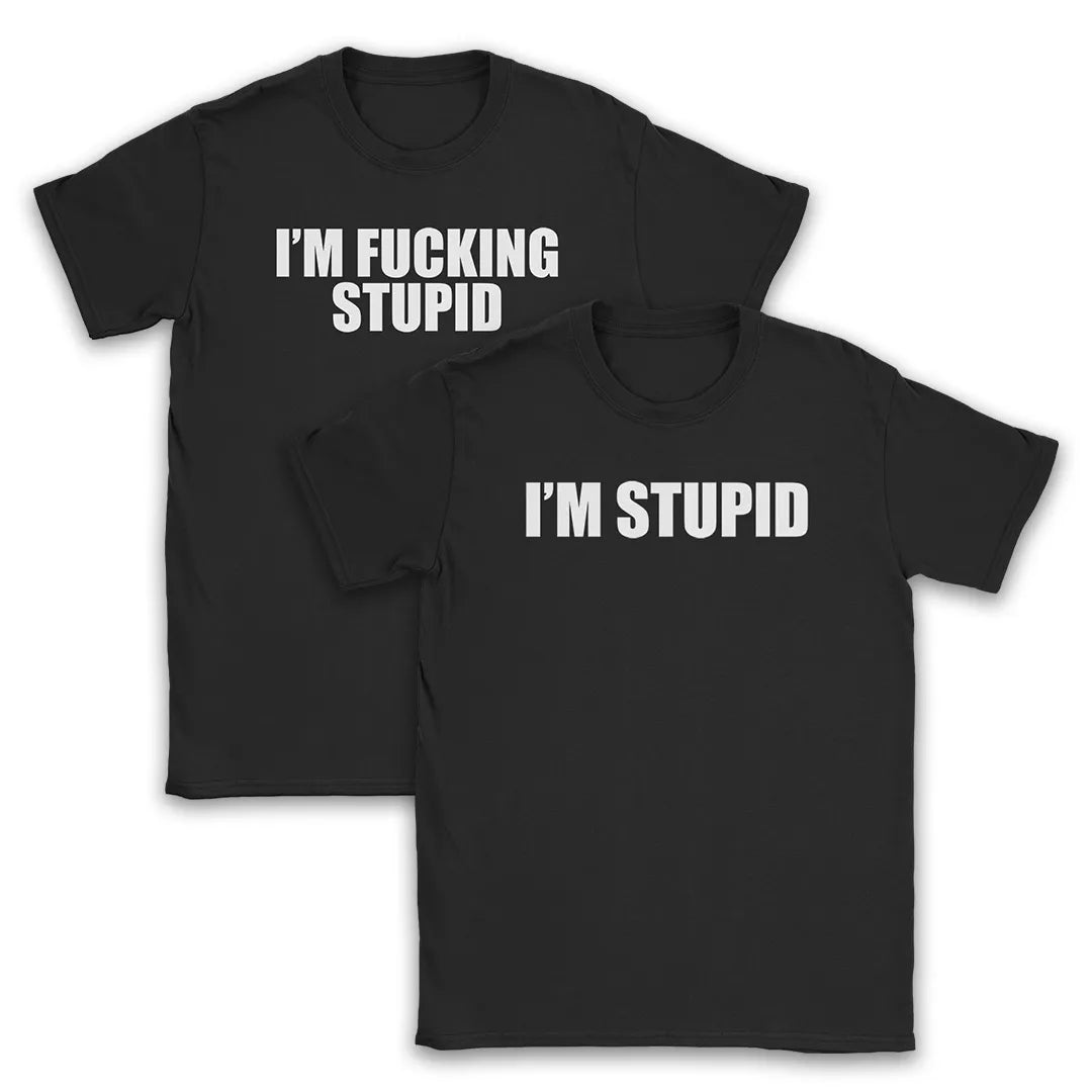 A-or-B-Tees T-Shirt Black / S Stupid Couples T-Shirts