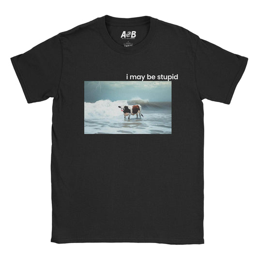 A-or-B-Tees T-Shirt Black / S Stupid T-Shirt